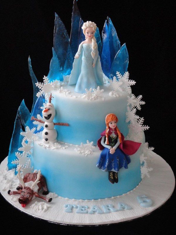 frozen cakes ideas kids birthday party themes