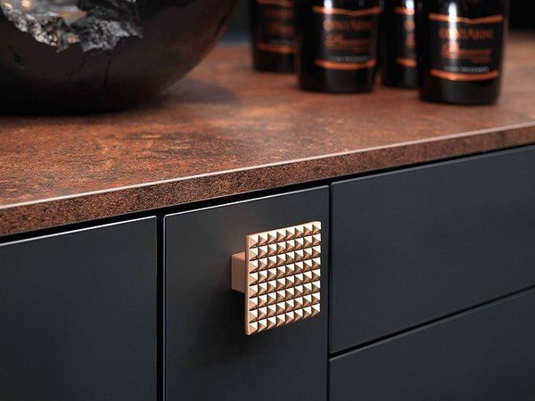 kitchen cabinets hardware black and copper ideas