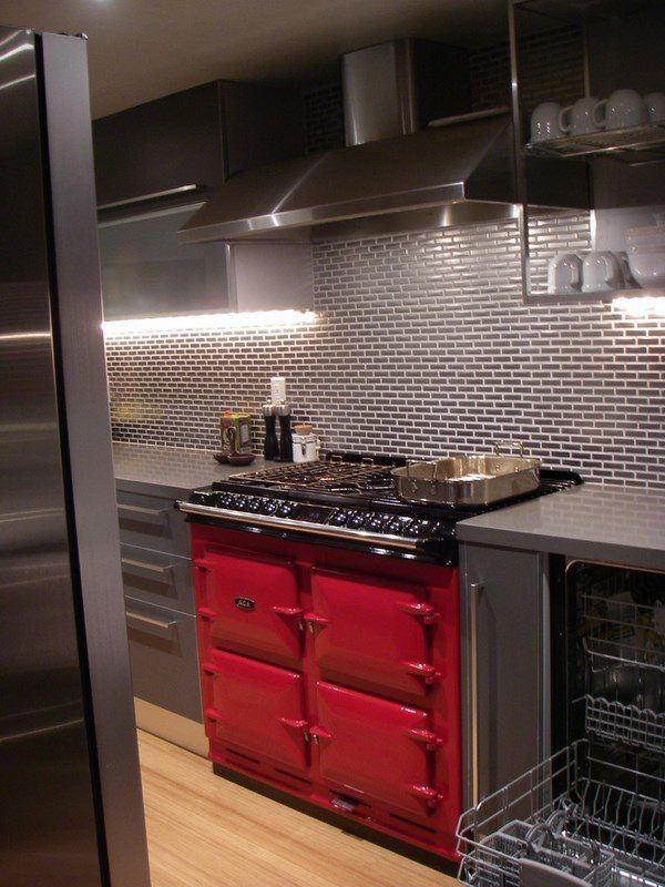 modern kitchen ideas retro stove designs