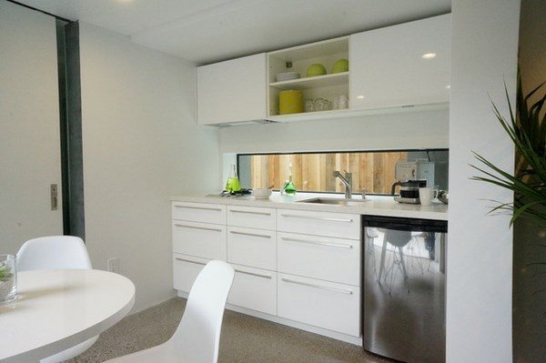 studio apartment ideas white kitchen cabinets