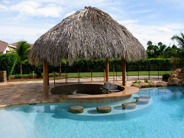 swimming pool bar ideas shade structure