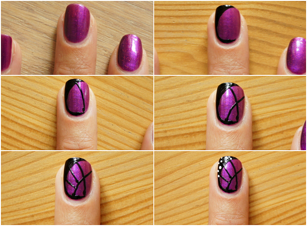 butterfly nail design for summer