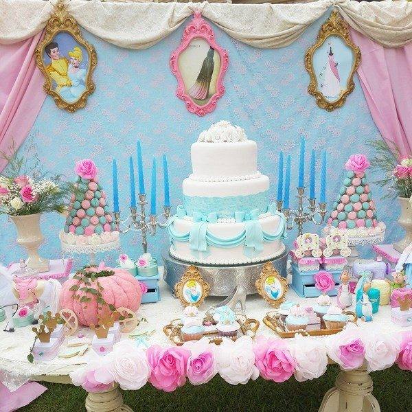 Disney princess Cinderella party for girls