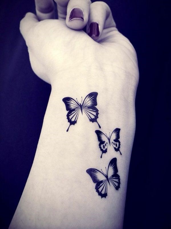 Small butterfly tattoos for women