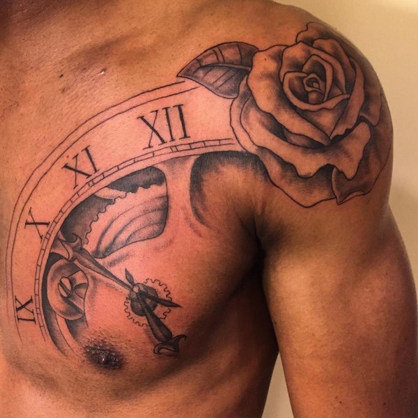 amazing rose tattoos for men