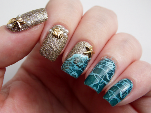 awesome nails ideas maritime nautical and beach inspired