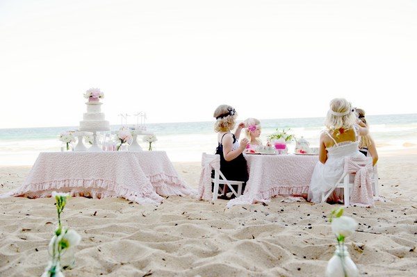 beach party afternoon tea ideas birthday table decoration