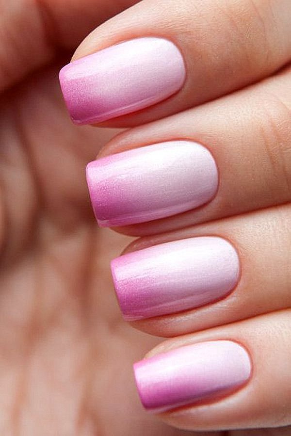 beautiful summer nails designs pink ombre nails