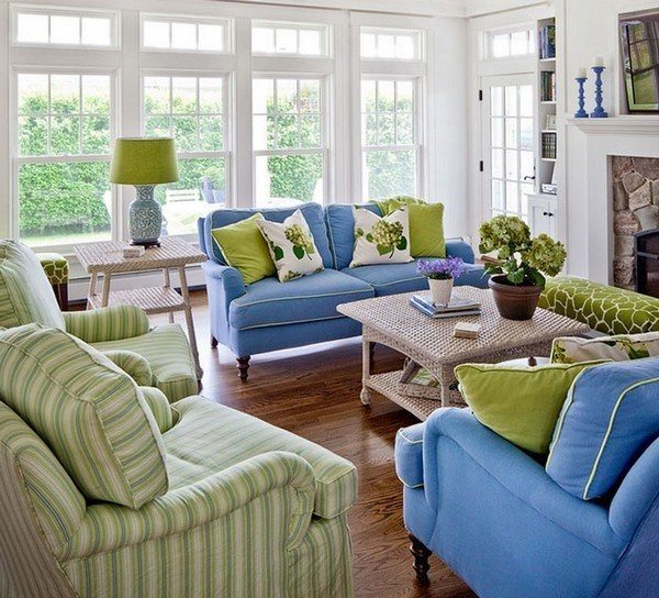 blue green blue green color scheme for living room