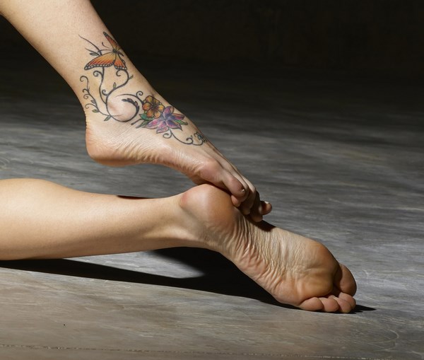 foot ankle tattoo designs for women