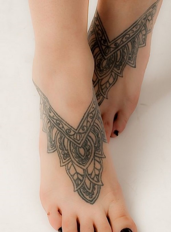 tattoos designs for women on the foot