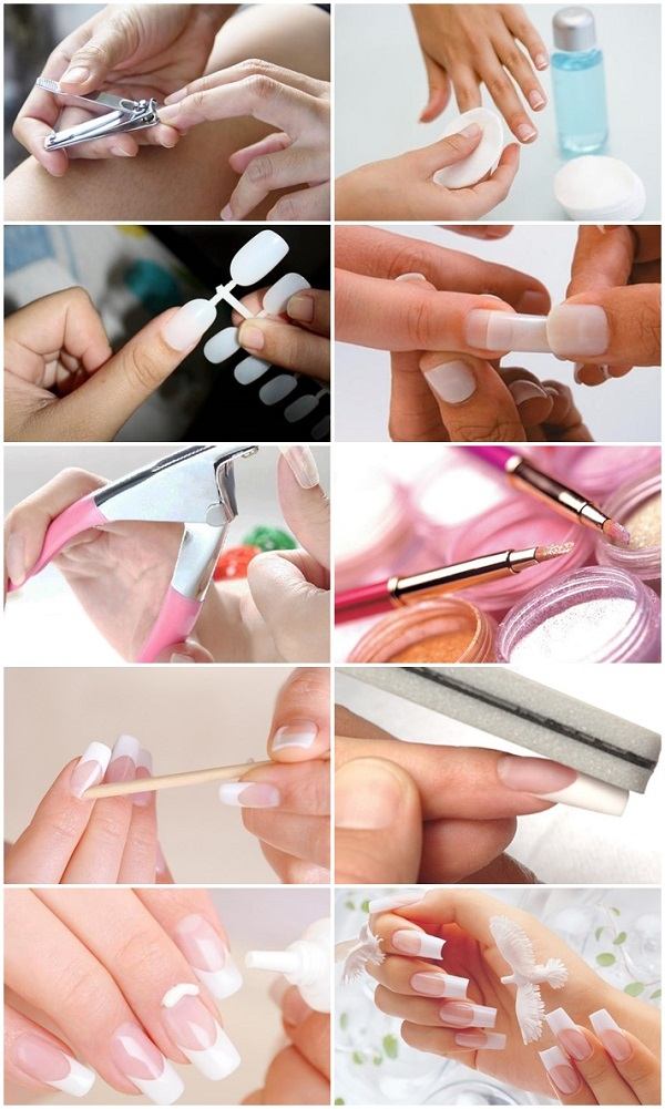 how to do acrylic nails at home step by step instructions