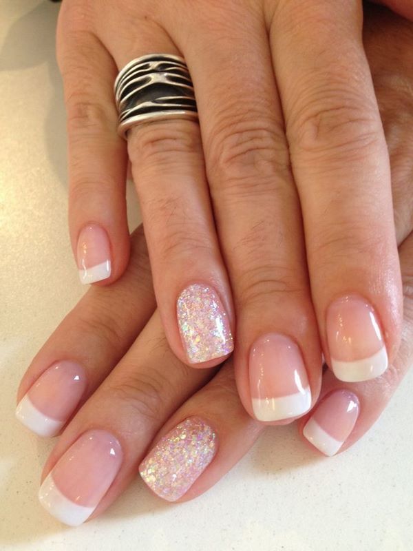 office appropriate nails french manicure