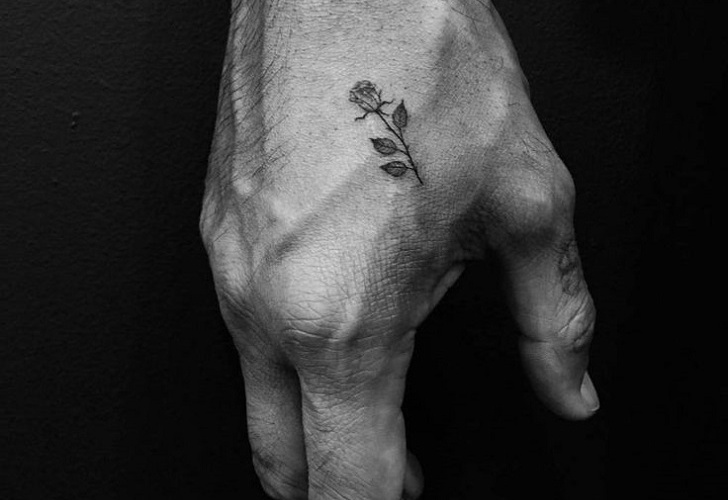 Optimal Ink  Dannys Rose hand tattoo and his 2 girls names   Optimalink kingaroy   Facebook