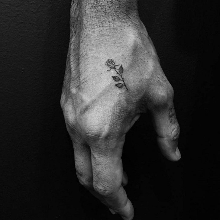 small tattoos for men hand
