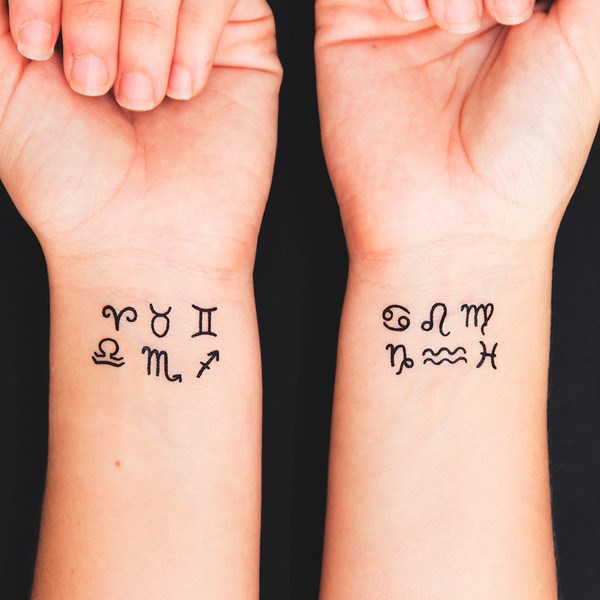 small tattoos for women zodiac signs