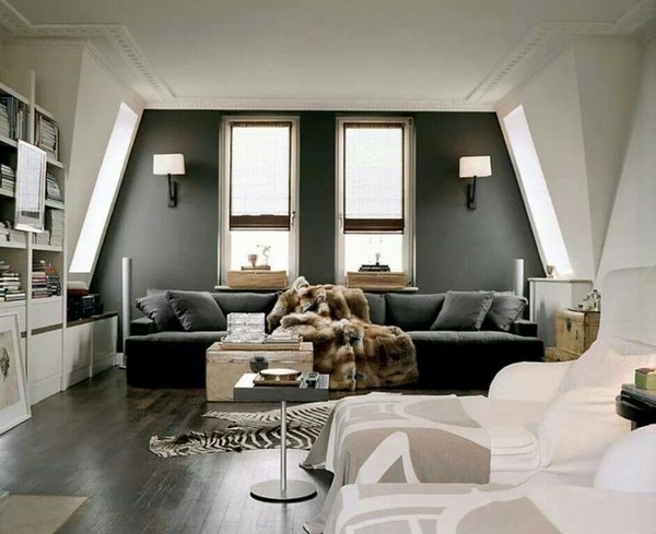 symmetrical wall contemporary home ideas