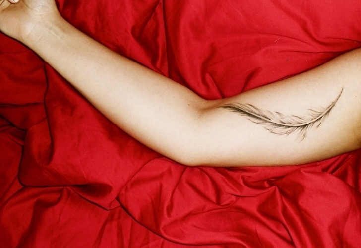 Feather tattoo by Ilaria Tattoo Art  Post 20669