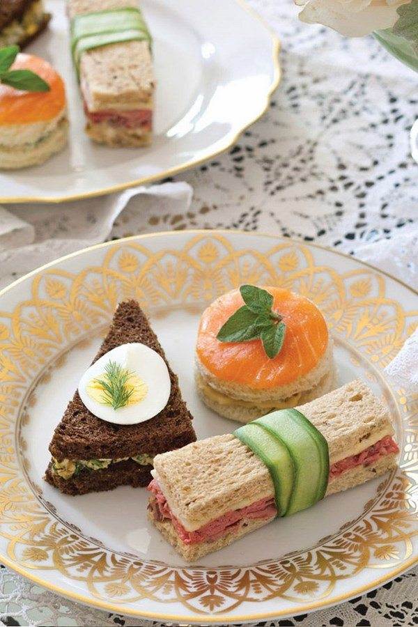 traditional afternoon tea menu sandwiches