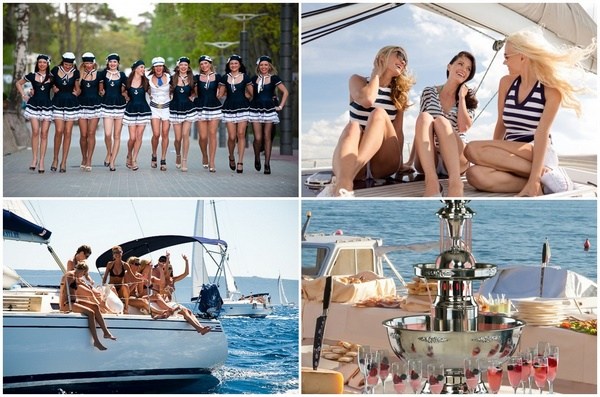 bridal party boat party ideas