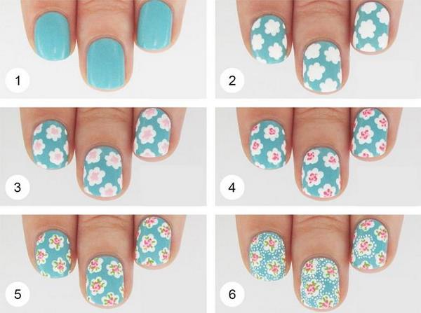 easy DIY daisy nail art ideas decoration tutorial