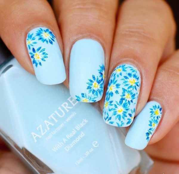 great nail designs with flowers