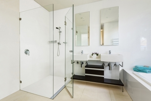 frameless glass shower doors modern bathroom ideas