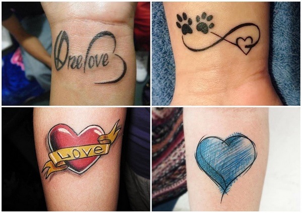 heart tattoos for men and women
