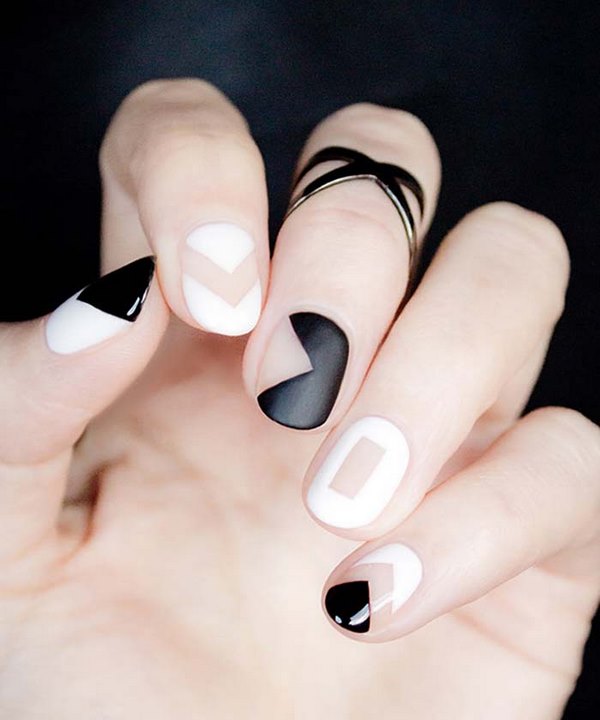how to do negative space nails