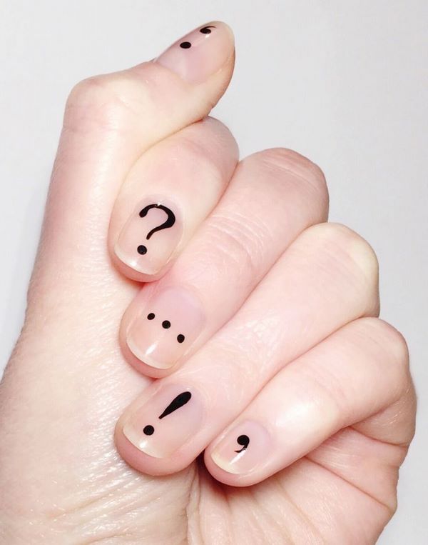 minimalistic nail design ideas simple manicure