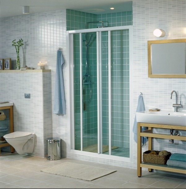 open shower sliding glass doors batroom design ideas
