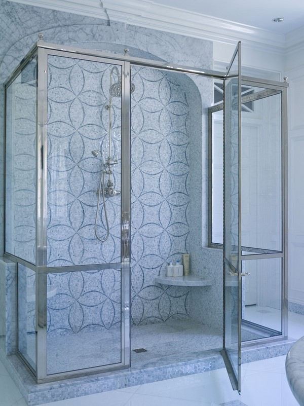 stainless steel glass doors for walk in shower