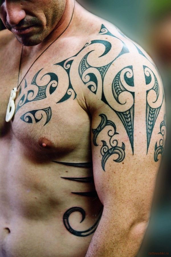 Striking shoulder tattoo for men styles, images and