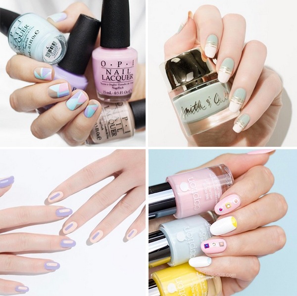 Spring pastels nail designs beautiful manicure