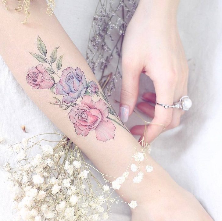 amazing flower tattoo design ideas for women
