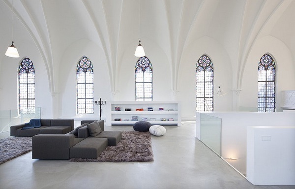 amazing vaulted ceilings stained glass windows