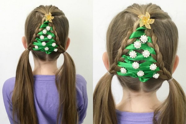 awesome ideas for christmas kids hairstyle