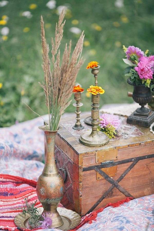 bachelorette ideas picnic garden party rustic decoration