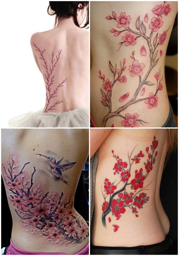 best cherry blossom tattoo designs ideas