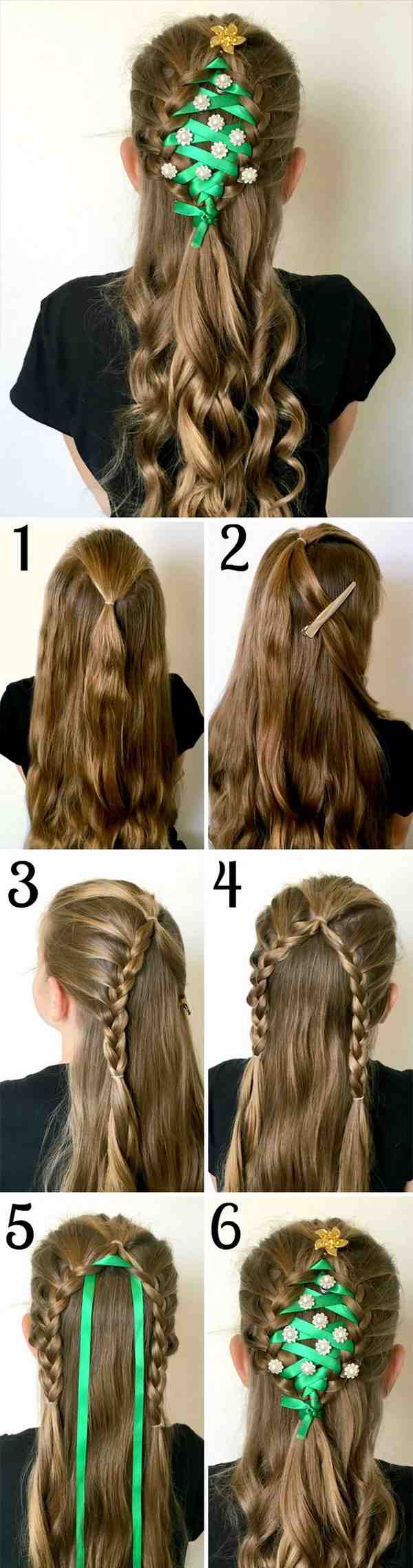 best christmas hair ideas for girls with long hair
