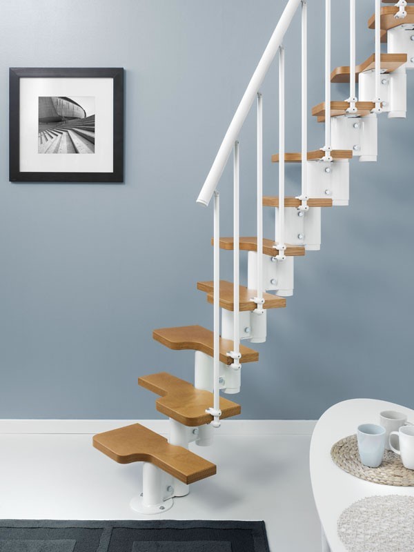 contemporary space saving interior staircases 