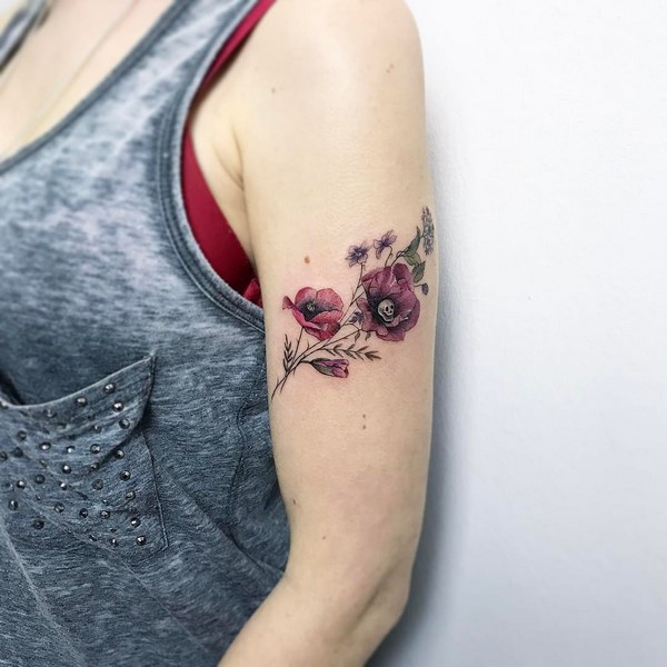 flower tattoo design ideas and meaning
