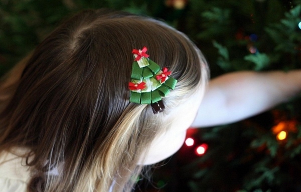 hairstyles for christmas little girls hair clip