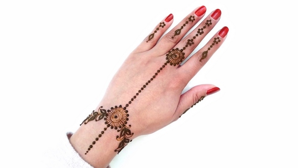 henna tattoos easy patterns wrist finger