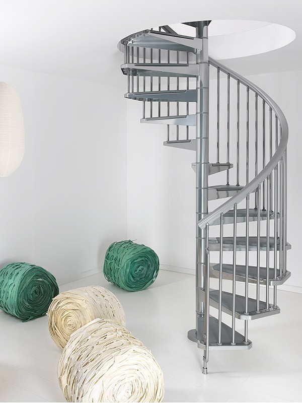 interior staircases modern metal spiral staircase fontanotshop