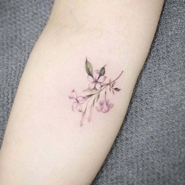 jasmine tattoos small flower tattoos ideas