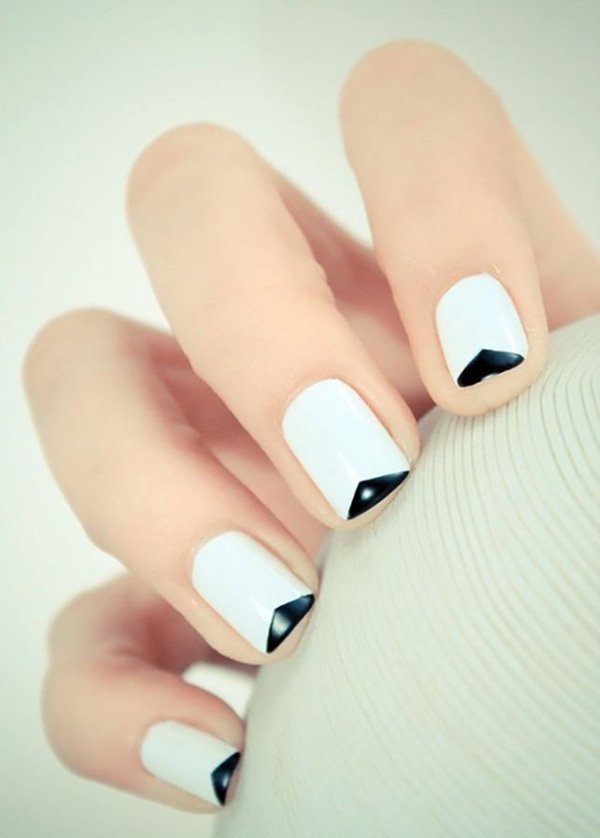 minimalist nail art ideas french manicure