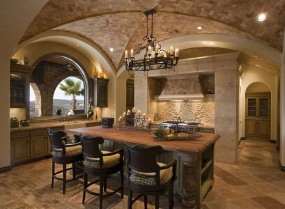 most-beautiful-vaulted-ceilings-groin-vaults-mediterranean-kitchen-decor-ideas