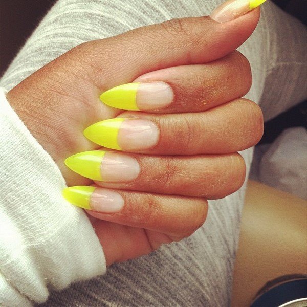 neon nails ideas for long nails