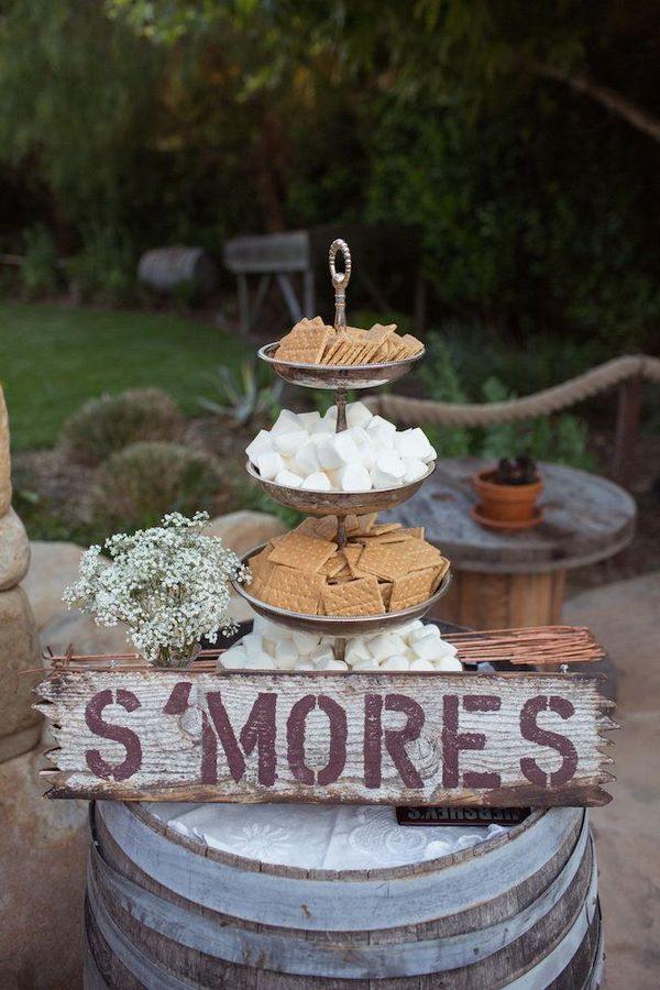 rustic decoration ideas for bridal garden party